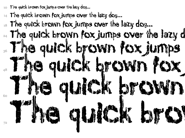 Ashes To Ashes font waterfall